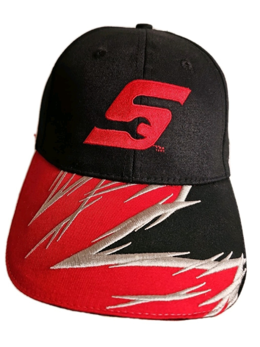Snap-On Never Compromise Adjustable Baseball Cotton Black/Red Hat by K Products